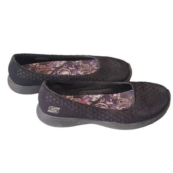 Sketchers Slip On Black Memory Foam - Picture 2 of 4